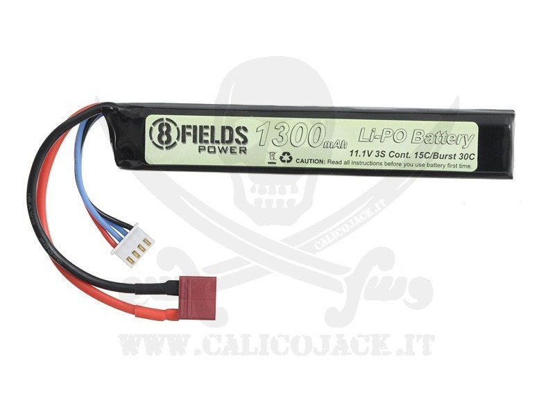 Li-Po 11,1V 1300mAh 15/30C T-Connector