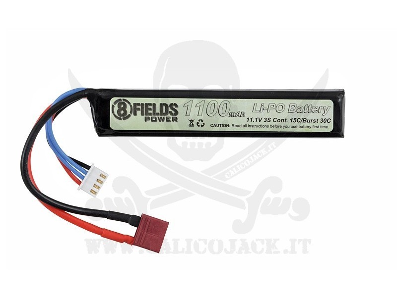 Li-Po 11,1V 1100mAh 15/30C T-Connector