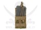 TASCA DOPPIA CARICATORE M4/AK74 MULTICAM