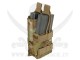 TASCA DOPPIA CARICATORE M4/AK74 MULTICAM