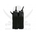 DOUBLE PISTOL MAG POUCH BK