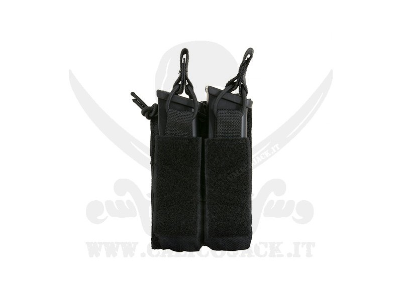 DOUBLE PISTOL MAG POUCH BK