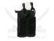 DOUBLE PISTOL MAG POUCH BK