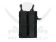 DOUBLE PISTOL MAG POUCH BK